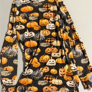 Posh Peanut Halloween Pumpkin Print PJs 12Y